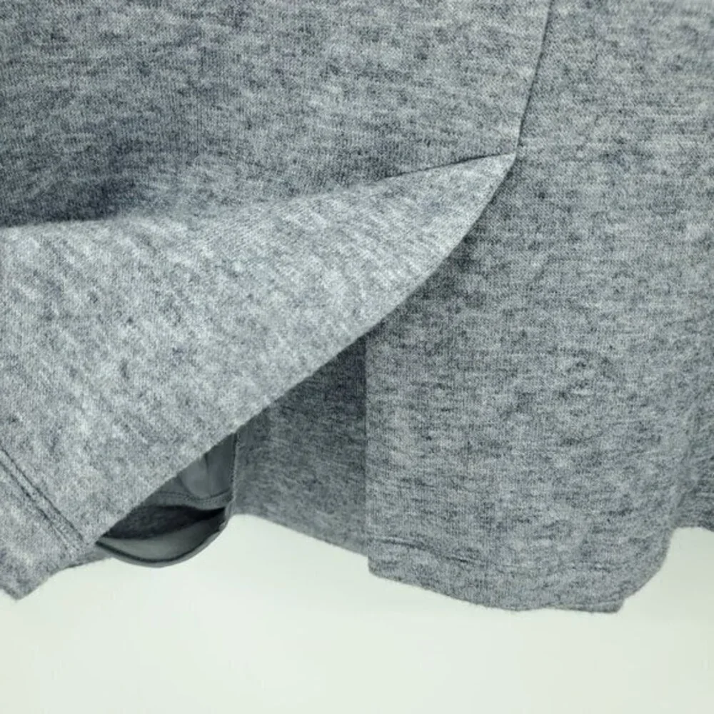 Betabrand LuxeMelange Double Breasted Blazer XL Charcoal Gray